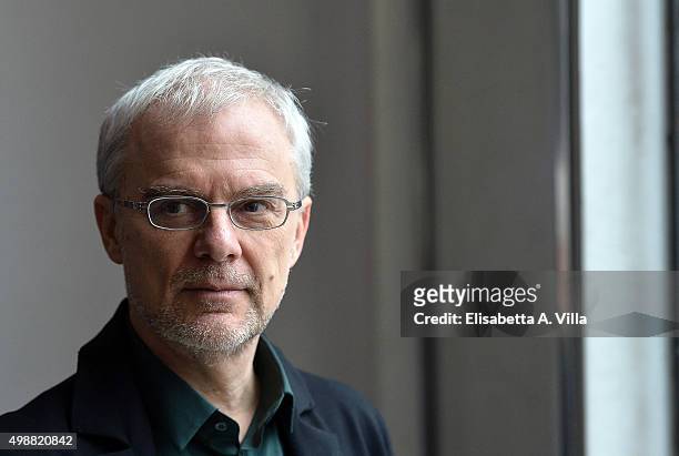 Director Daniele Luchetti attends a photocall for 'Call Me Francesco' at Cinema Adriano on November 26, 2015 in Rome, Italy.