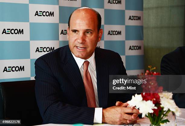 Michael S Burke, Chairman and Chief Executive Officer, AECOM, during  News Photo - Getty Images