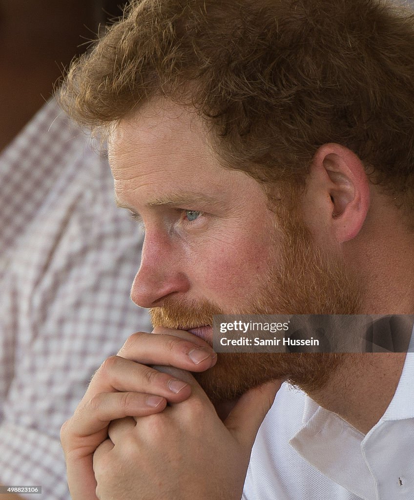 Prince Harry Visits Africa - Day 1