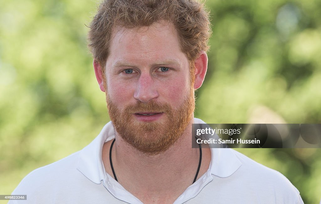 Prince Harry Visits Africa - Day 1