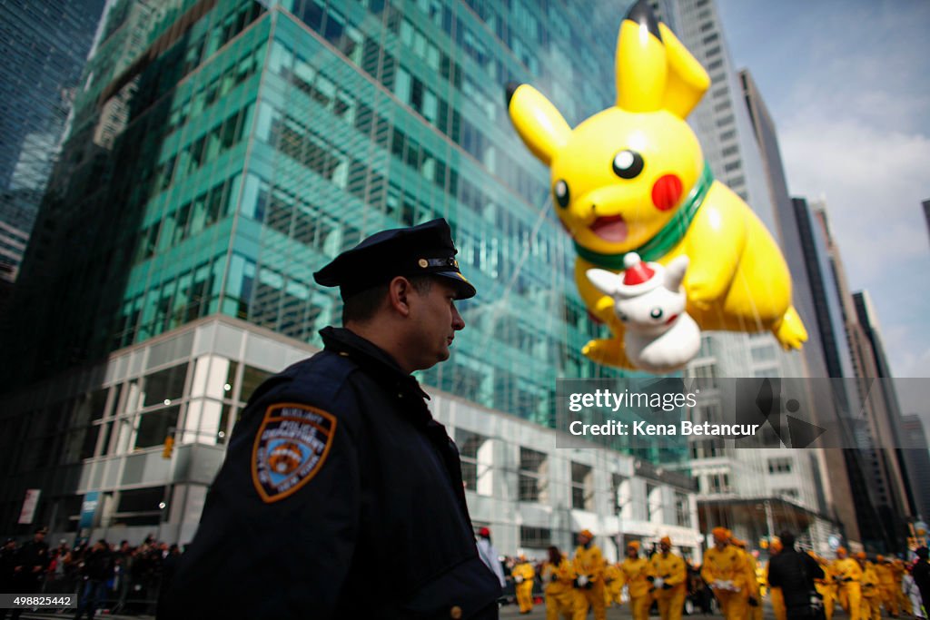 Annual Thanksgiving Day Parade Held In New York City