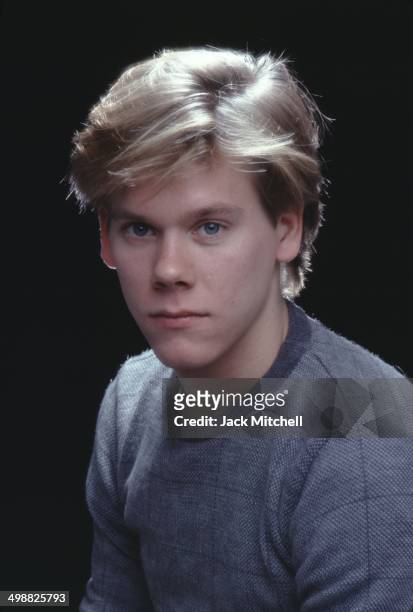 Portrait of American actor and musician Kevin Bacon, New York, 1980.