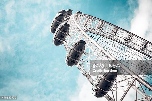 london eye - millennium wheel stock pictures, royalty-free photos & images