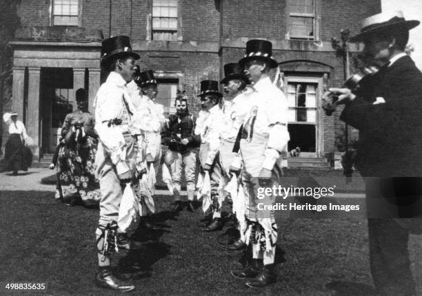 Bidford Morris Dancers, Redditch, Worcestershire, 2 June 1906. John Robbins , Edward Salisbury, Herbert Smith, John Smith, Alfred Bott, Henry...