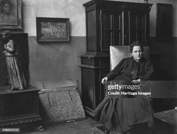 Gertrude Stein , American writer, and eccentric whose Paris home was a salon for the Cubist and experimental artist and writers.