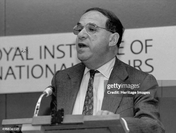 Sir Leon Brittan , British politician, 1996. Home Secretary, Secretary for Trade and Industry. Served on the European Commision of the European...