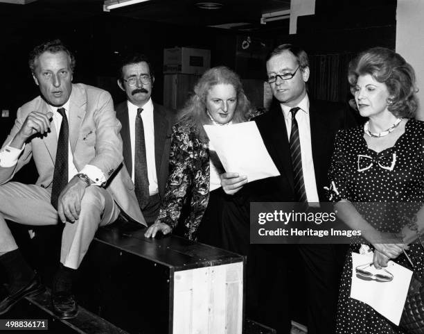 Frederick Forsyth , Robert Winston , Rabbi Julia Neuberger, Jeffrey Archer , and Sally Oppenheim.