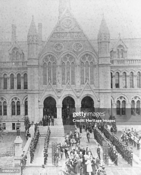 The opening of the University College, Nottingham, by Prince Leopold, Duke of Albany, 1881. The University College was opened by HRH Prince Leopold...