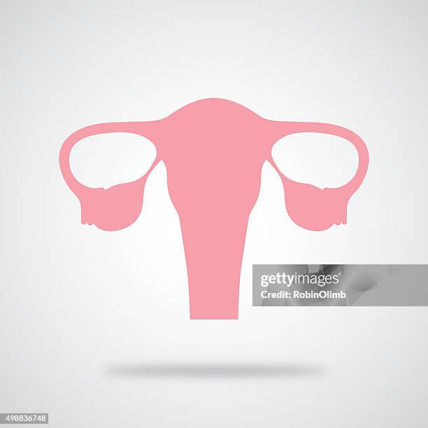 pink uterus icon - ovaries 幅插畫檔、美工圖案、卡通及圖標