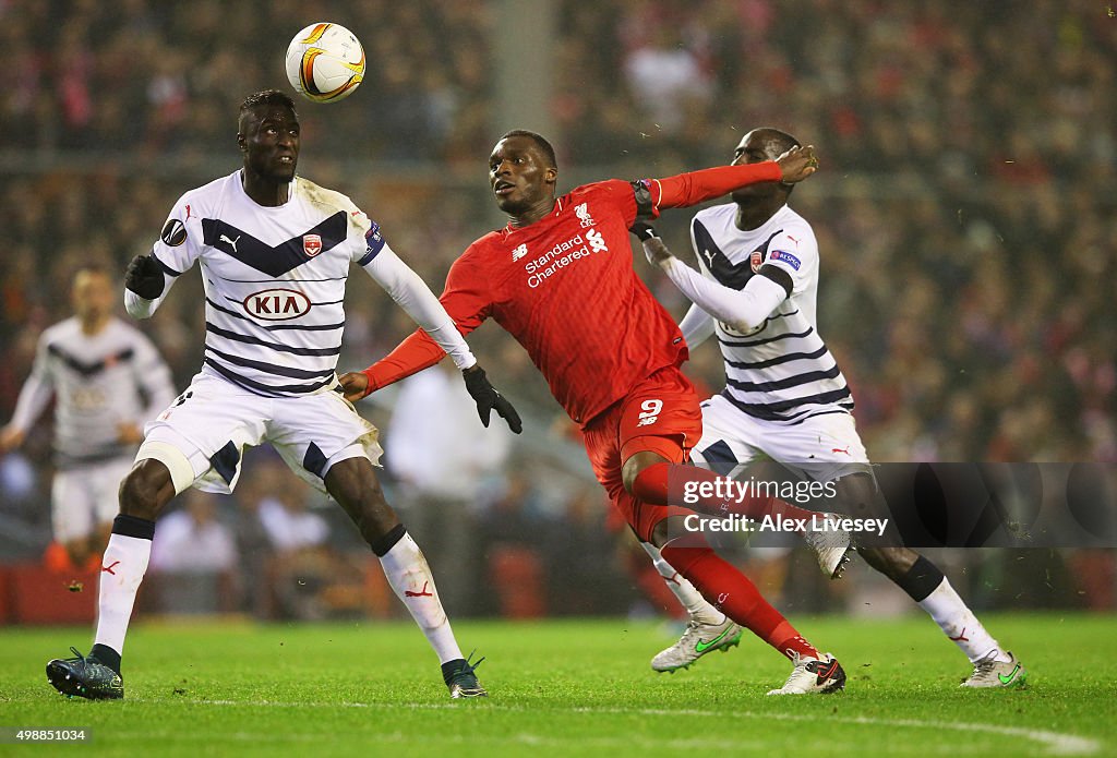 Liverpool FC v FC Girondins de Bordeaux - UEFA Europa League