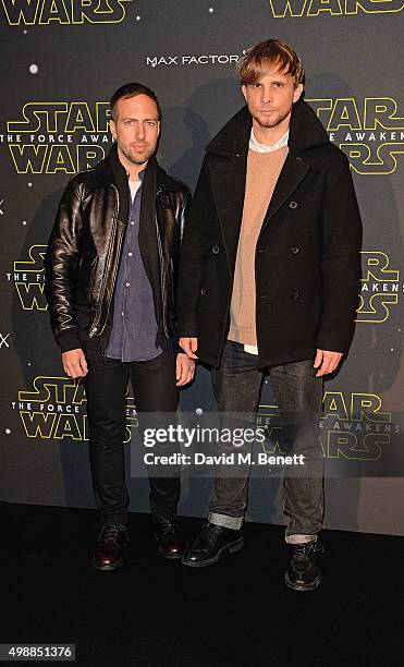 Peter Pilotto and Christopher De Vos attend the Star Wars: Fashion Finds The Force presentation at the Old Selfridges Hotel, London. 10 London-based...