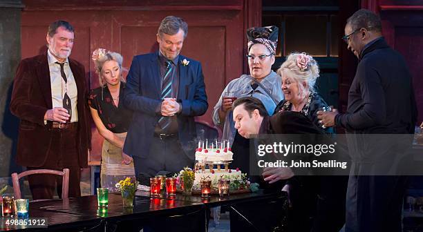 Stuart Milligan as Ted, Sinead Matthews as Jane, Simon Shepherd as Tom, Naomi Wirthner as Annette, Josh Hamilton as Robert, Anna Calder-Marshall as...