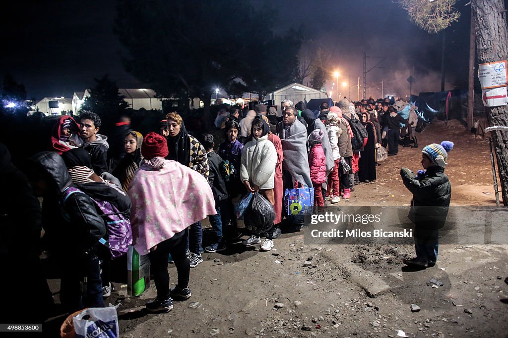 Migrants Stuck On Greek Border As New Restrictions Are Enforced