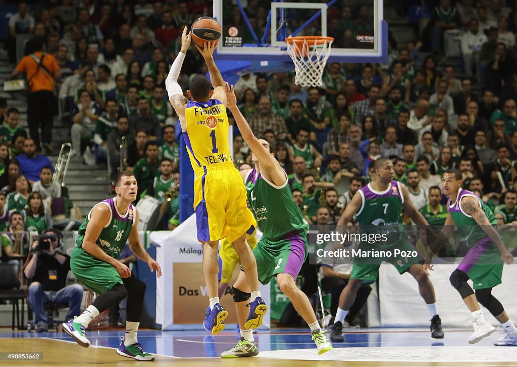 Unicaja Malaga v Maccabi Tel Aviv - Turkish Airlines Euroleague