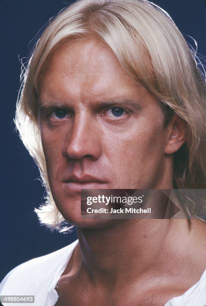 Portrait of Russian American dancer Alexander Godunov , New York, 1981.