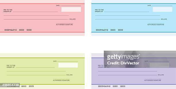 ilustraciones, imágenes clip art, dibujos animados e iconos de stock de icono de banco cheque - cheque en blanco