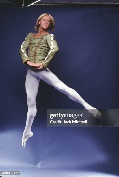 Portrait of Russian American dancer Alexander Godunov , New York, 1981.