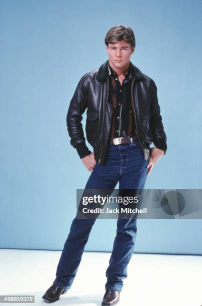 Portrait of American actor Jan-Michael Vincent, 1978.