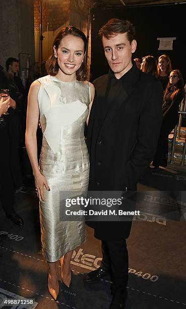 Daisy Ridley and Thomas Tait attend the Star Wars: Fashion Finds The Force presentation at the Old Selfridges Hotel, London. 10 London-based...