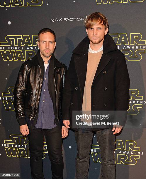 Peter Pilotto and Christopher De Vos attend the Star Wars: Fashion Finds The Force presentation at the Old Selfridges Hotel, London. 10 London-based...