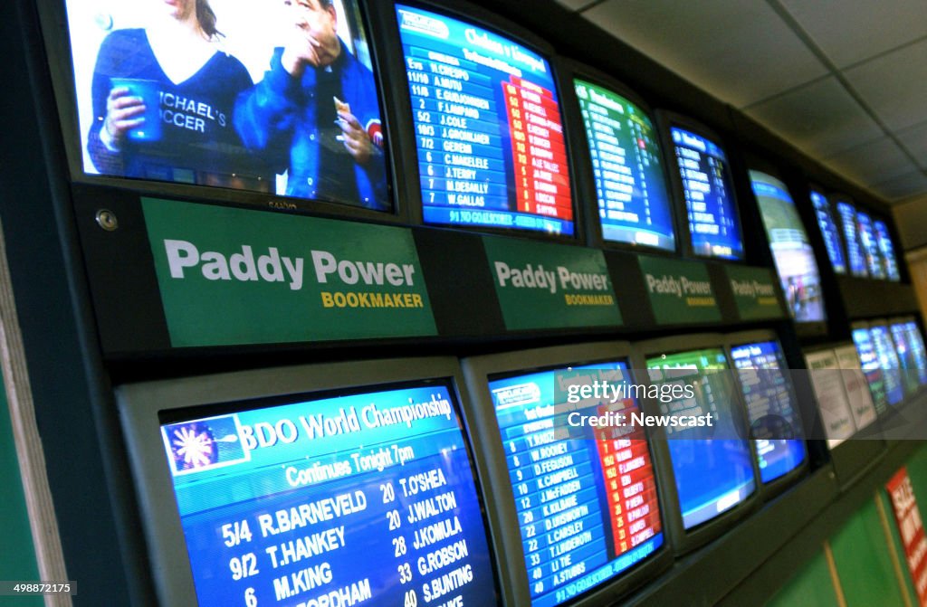 Picture shows a Paddy Power bookmakers in Central London.