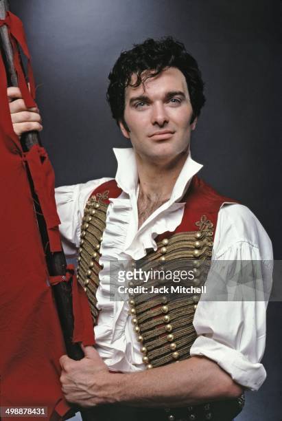 Portrait of American actor Michael Maguire in the original Broadway cast of 'Les Miserables,' 1987.
