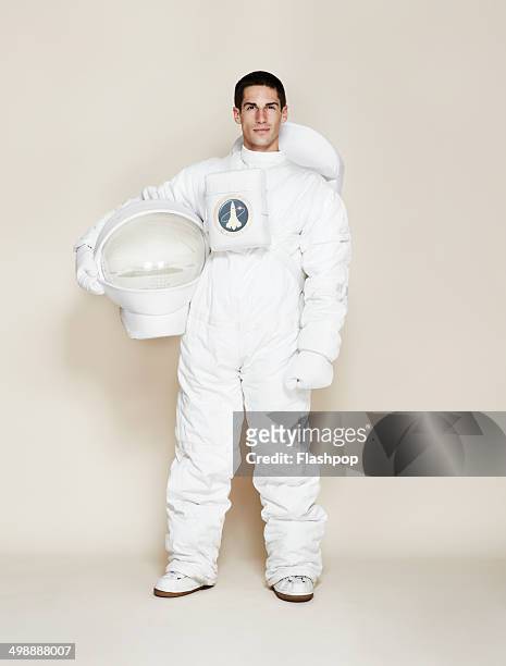 man dressed as an astronaut - astronaut ストックフォトと画像