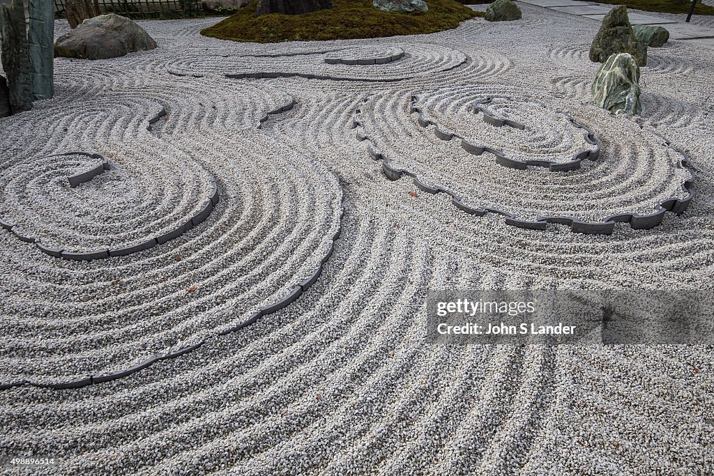 Honryu Garden at Enkoji - founded by zen priest Genkitsu in...