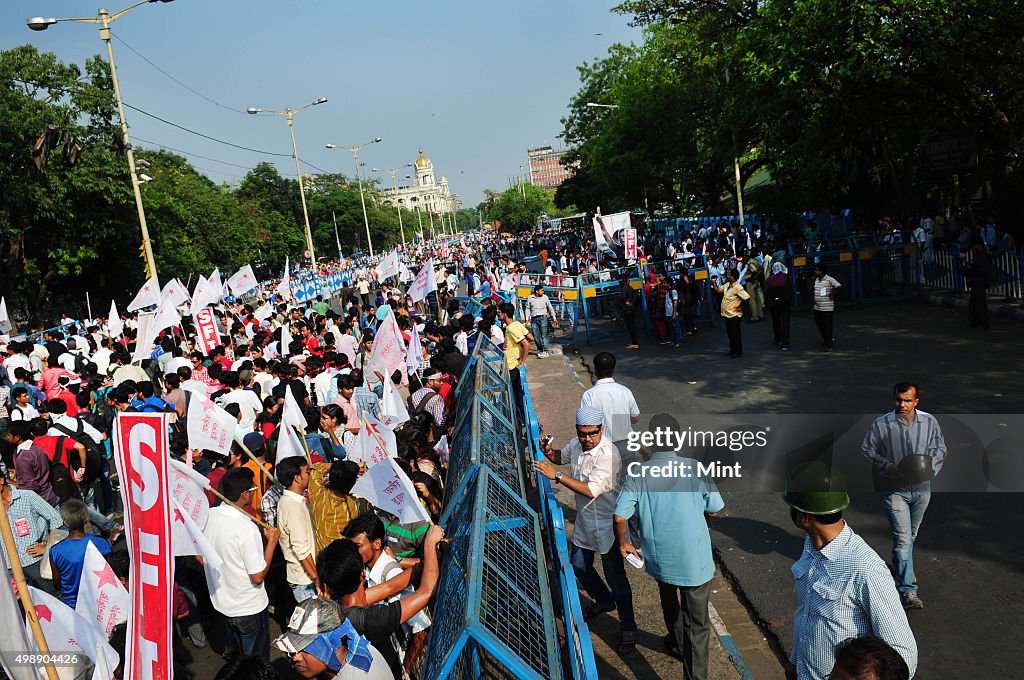 Four Left Student Organisations Organise Rally In Kolkata