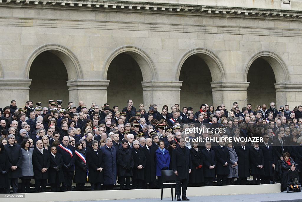 FRANCE-ATTACKS-TRIBUTE-INVALIDES