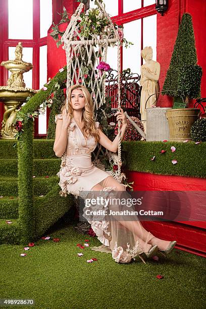 Actor and model Amy Willerton is photographed on February 18, 2014 in London, England.