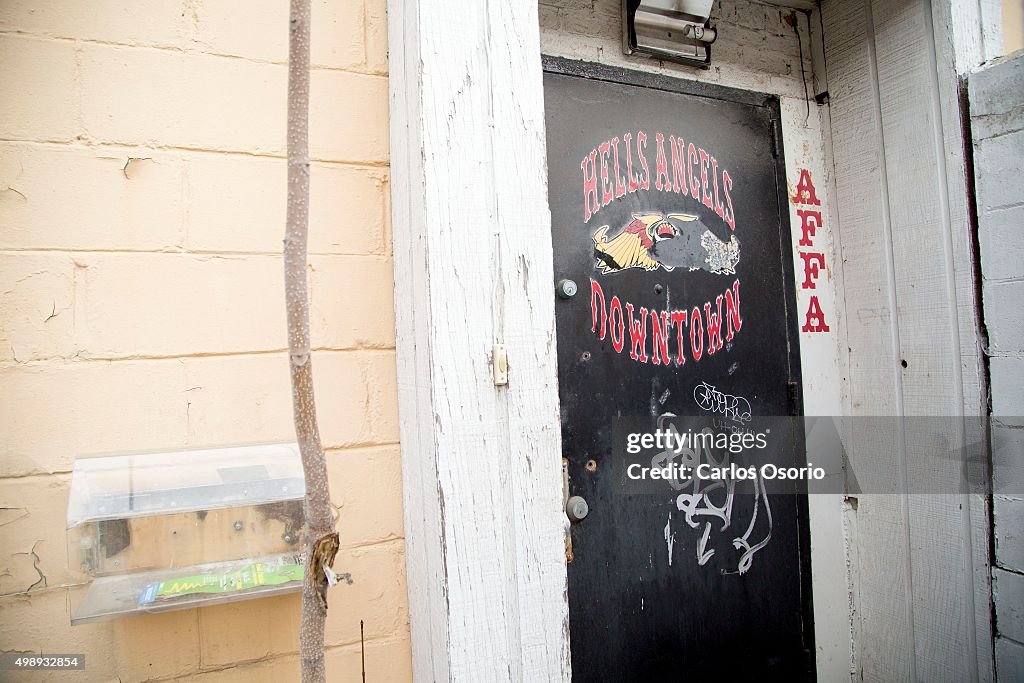 Hell's Angels Club House on Eastern Avenue