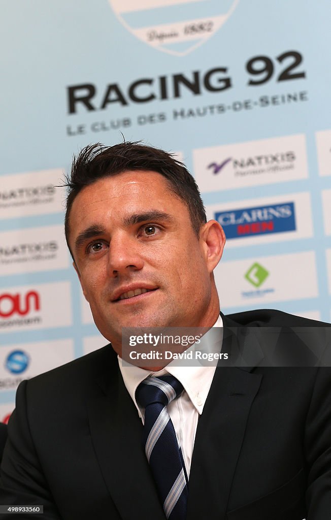 Racing 92 New Signing Dan Carter Unveiled