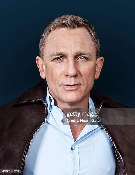 Actor Daniel Craig poses for a portrait on November 05, 2015 in New York City.