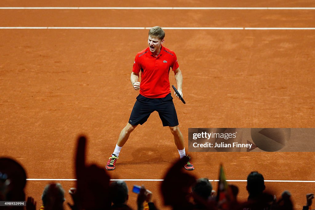 Belgium v Great Britain: Davis Cup Final 2015 - Day One