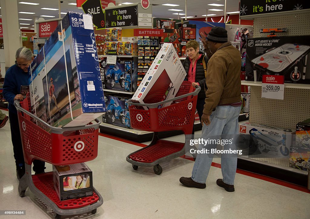 Inside A Target Corp. Store On Black Friday