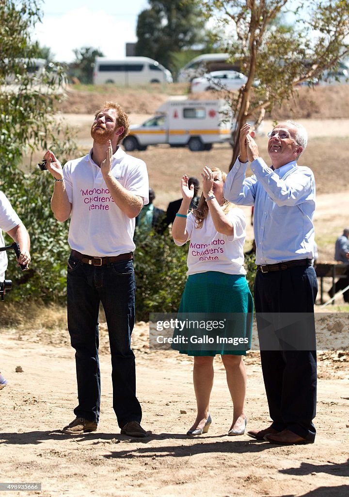 Prince Harry at Opening of Children's Home in Lesotoho