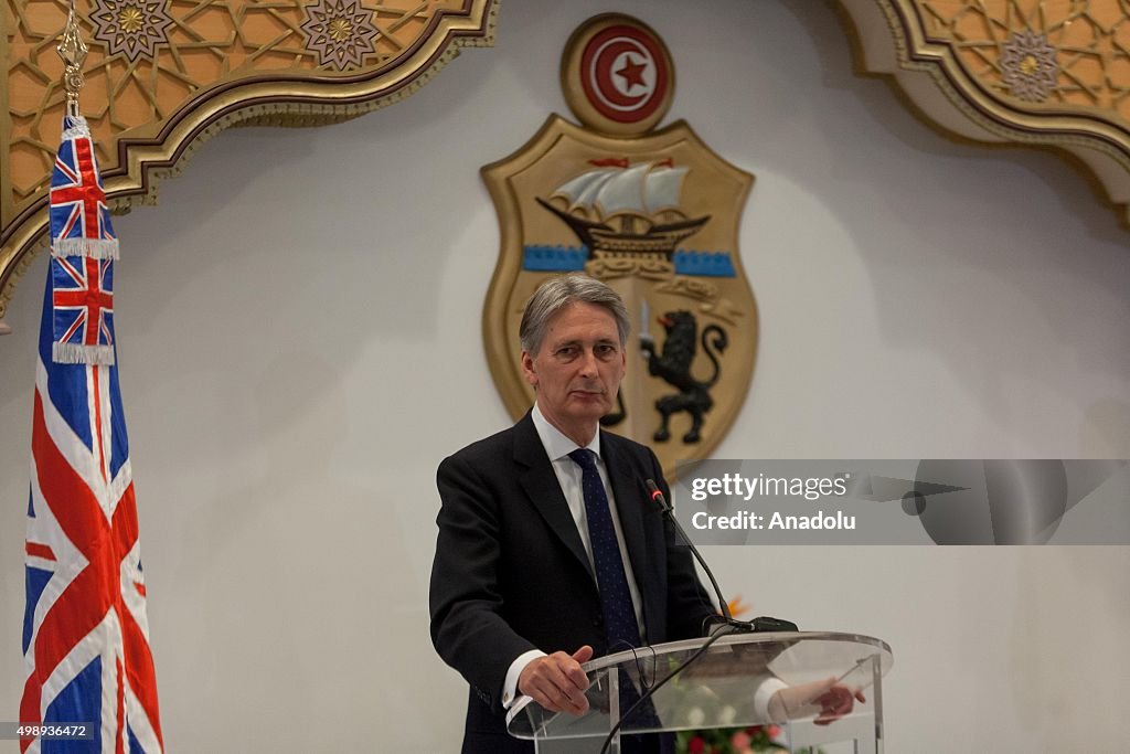 Philip Hammond - Taieb Baccouche joint press conference