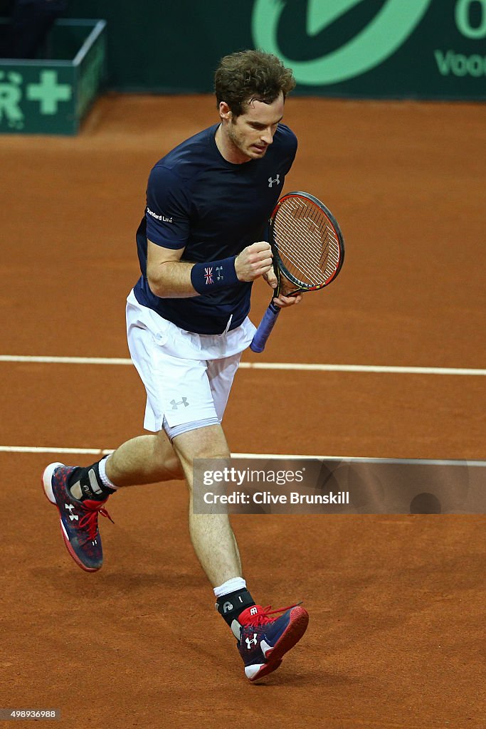 Belgium v Great Britain: Davis Cup Final 2015 - Day One