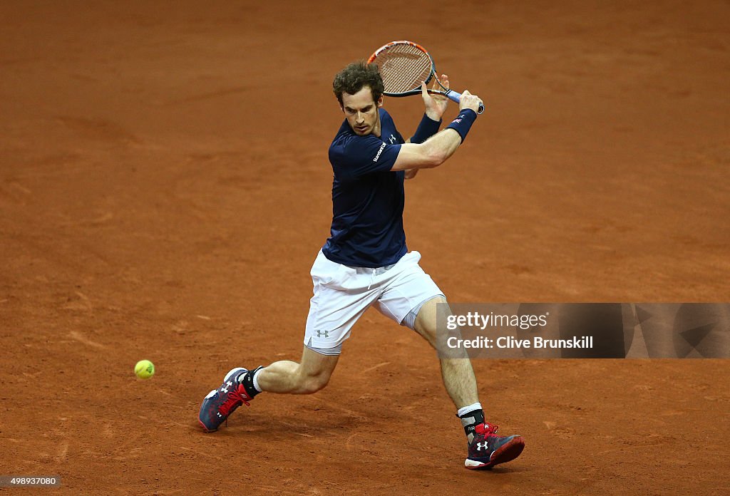 Belgium v Great Britain: Davis Cup Final 2015 - Day One