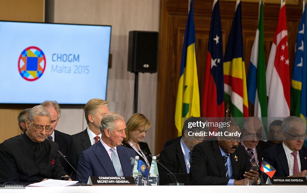 The Queen And Senior Royals Attend The Commonwealth Heads Of Government Meeting - Day Two