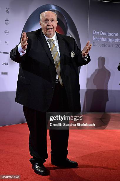 Reiner Calmund reacts during the German Sustainability Award 2015 at Maritim Hotel on November 27, 2015 in Duesseldorf, Germany.