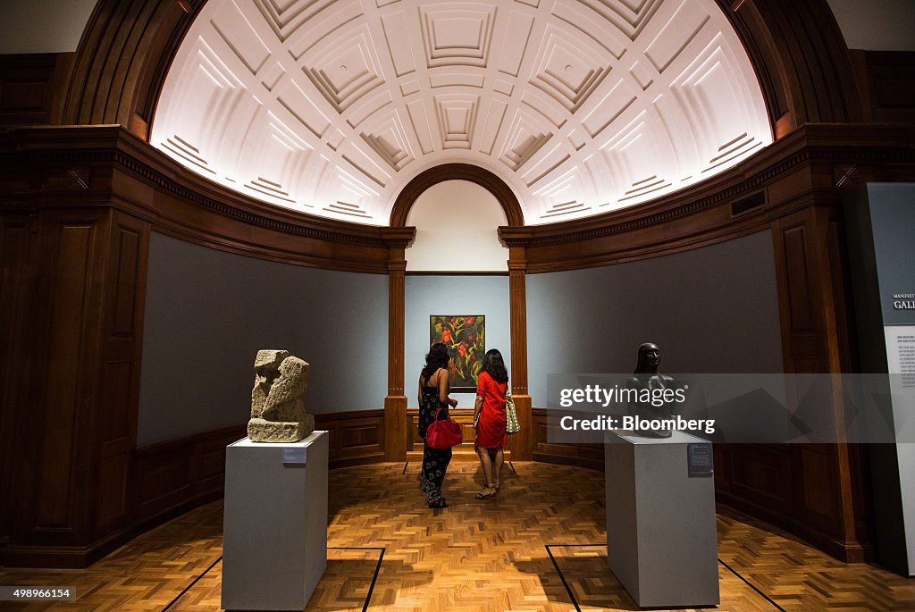 Public Attend The Newly Opened National Singapore Gallery