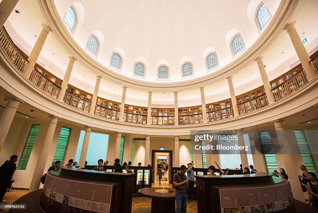 Public Attend The Newly Opened National Singapore Gallery