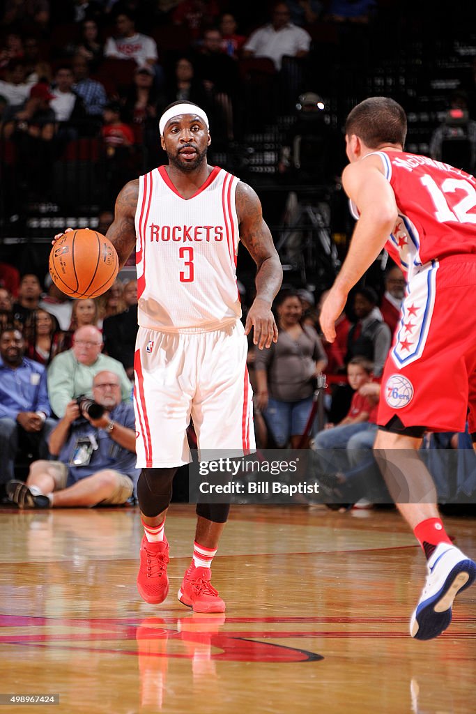 Philadelphia 76ers v Houston Rockets