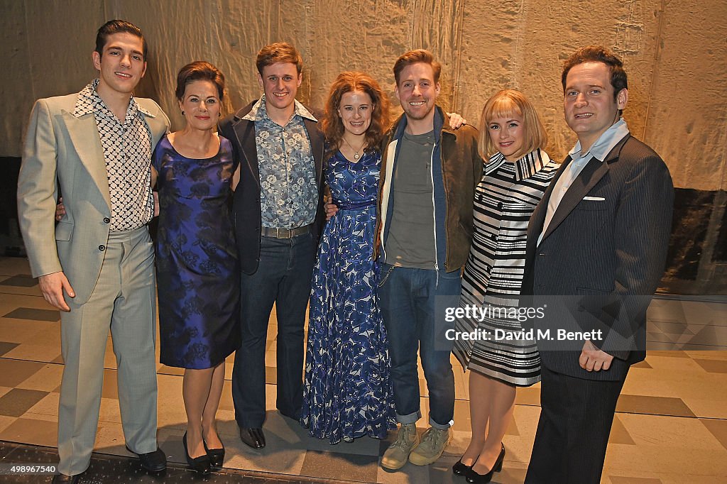 Ricky Wilson Visits The Cast Of "Beautiful - The Carole King Musical"