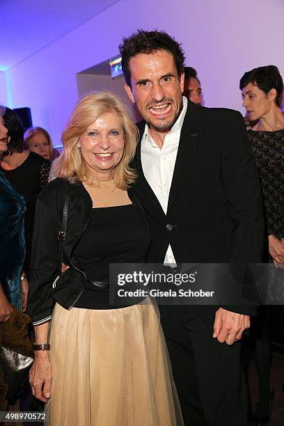 Sabine Postel and Oliver Mommsen, Tatort, during the ARD advent dinner hosted by the program director of the tv station Erstes Deutsches Fernsehen at...