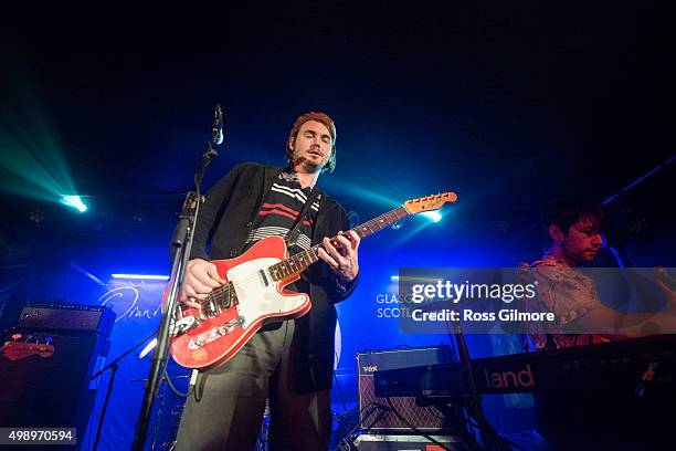 Samuel Thomas Fryer of Palma Violets performs at Oran Mor on November 27, 2015 in Glasgow, Scotland.