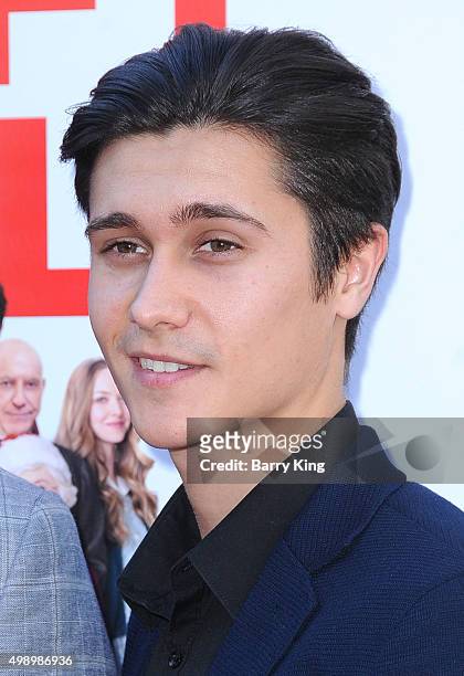 Musician Aleksey Lopez of the band The Scheme attends the Premiere Of CBS Films' 'Love The Coopers' at the Grove Park Plaza on November 12, 2015 in...