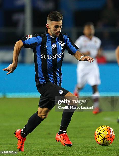 Marco D Alessandro of Atalanta BC in action during the Serie A match between Atalanta BC and Torino FC at Stadio Atleti Azzurri d'Italia on November...